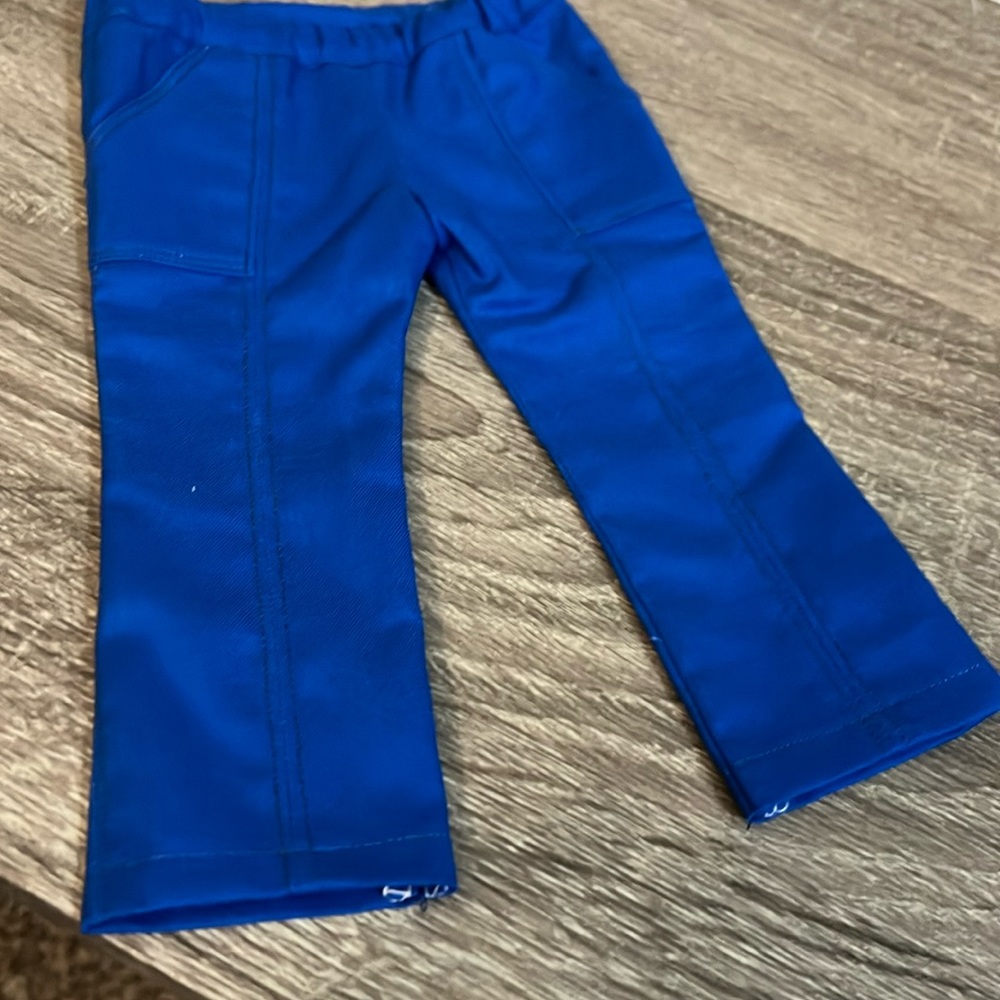 Handmade straight leg pants for 18”dolls.